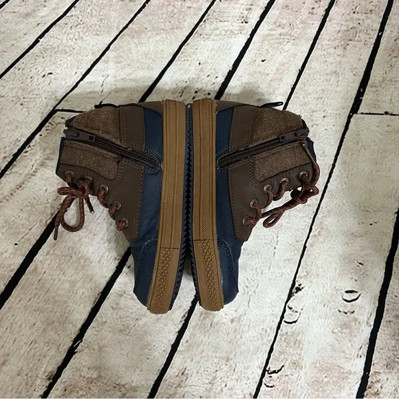 Nautica Kids Chukka Boot Lace-Up and Zipper Bootie size 10toddler - Picture 5 of 9